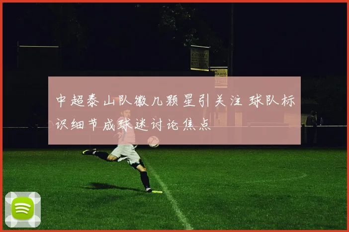 中超泰山队徽几颗星引关注 球队标识细节成球迷讨论焦点