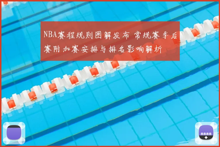 NBA赛程规则图解发布 常规赛季后赛附加赛安排与排名影响解析