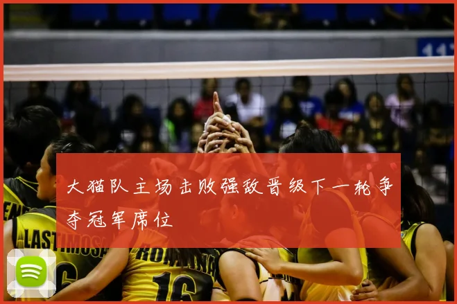 大猫队主场击败强敌晋级下一轮争夺冠军席位
