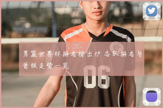 男篮世界杯排名榜出炉 各队排名与晋级走势一览